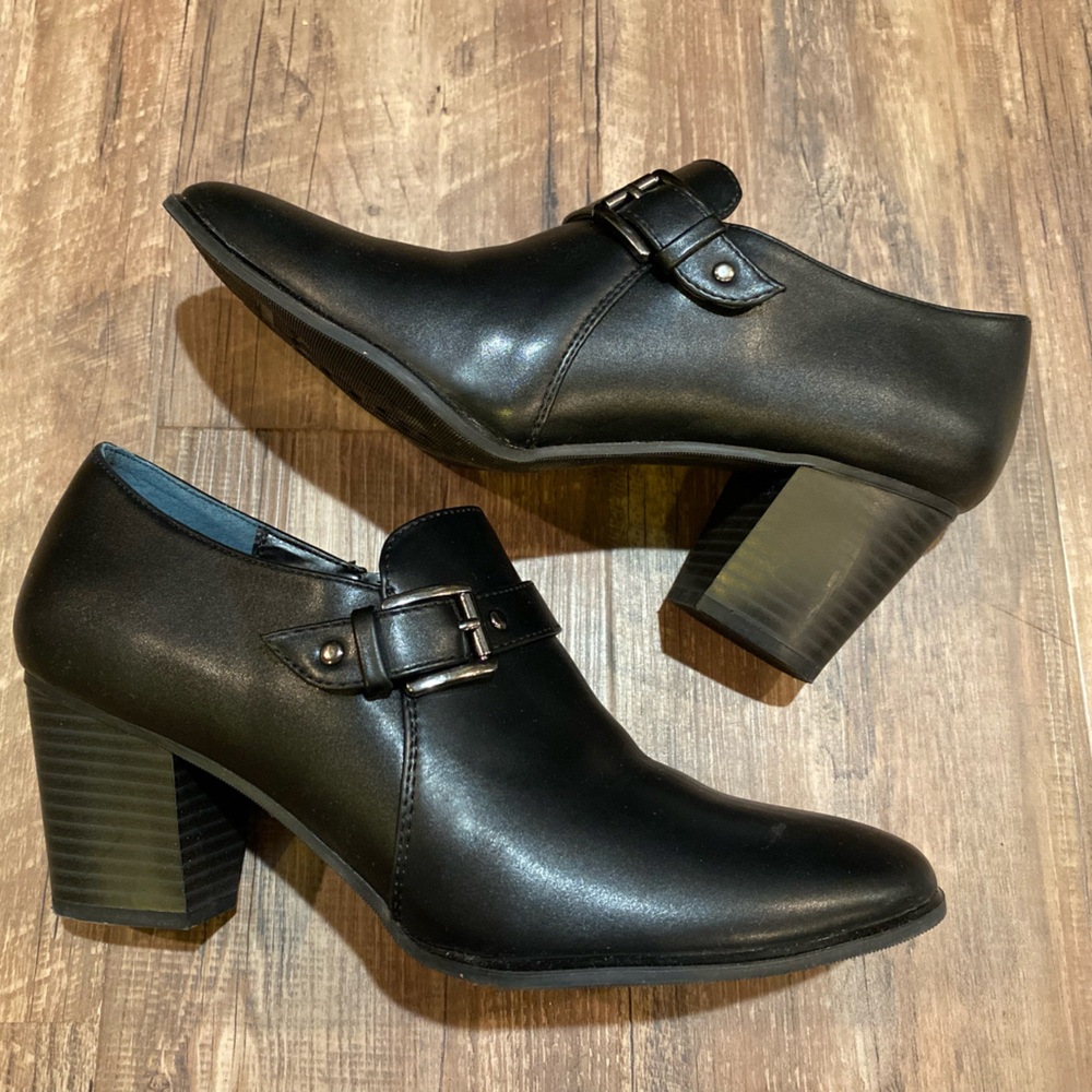 GH Bass Dress Shoe Size 9M Black